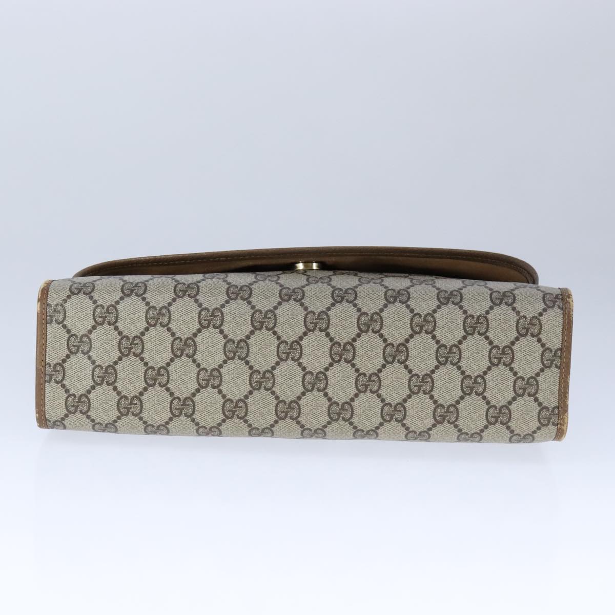 Gucci Sherry Beige Canvas Clutch Bag