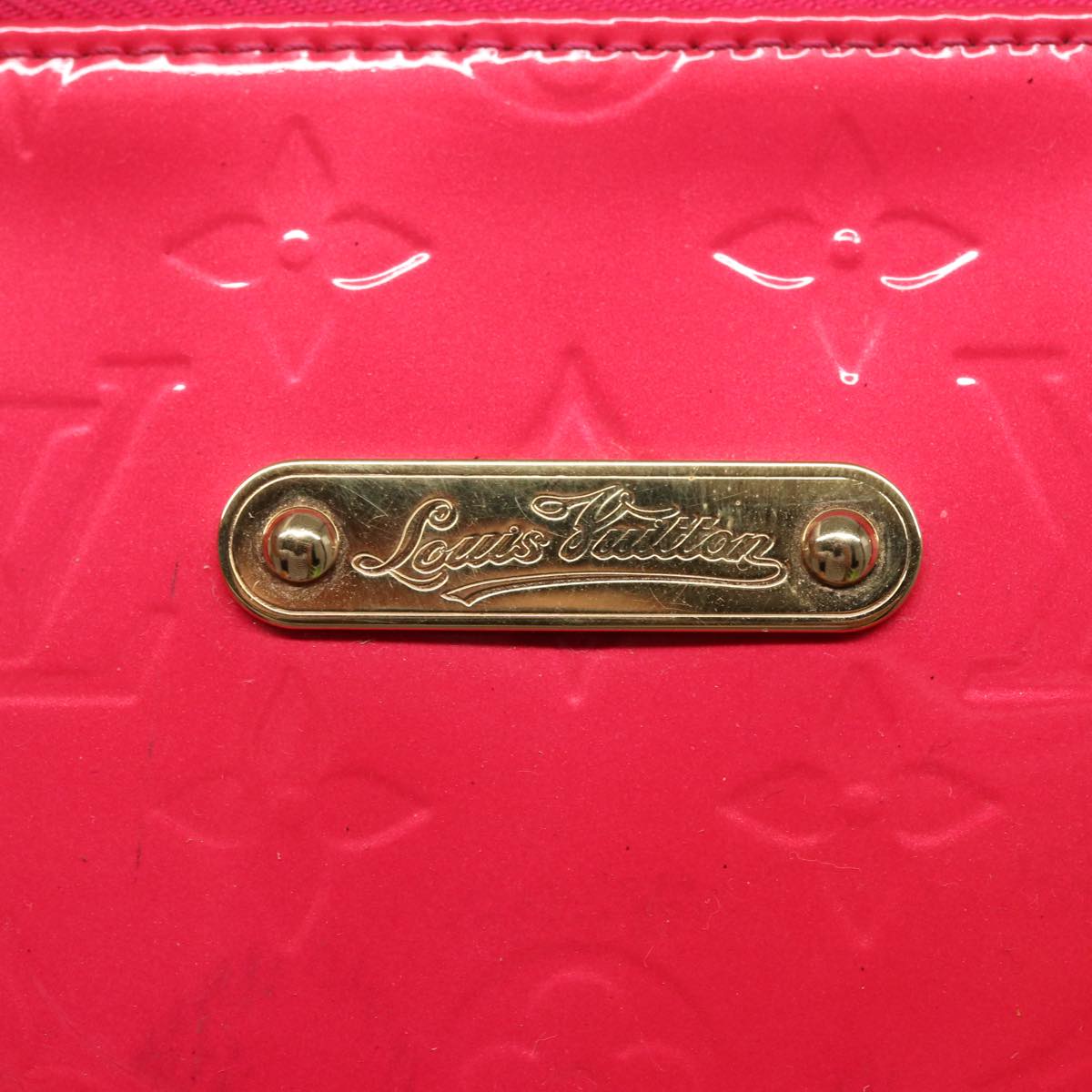 Louis Vuitton Bellevue Pink Patent Leather Handbag