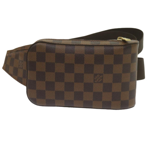 Louis Vuitton Geronimos Brown Canvas Shoulder Bag