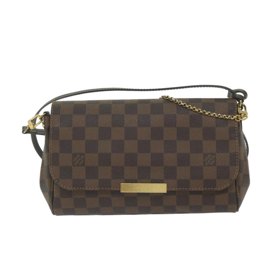 Louis Vuitton Favorite Brown Canvas Shoulder Bag