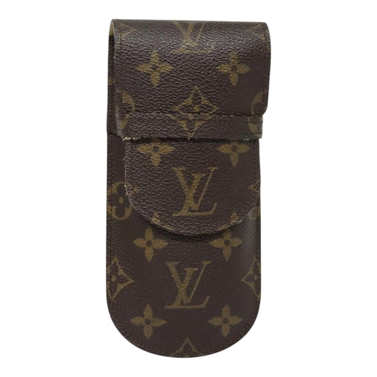Louis Vuitton Glasses Case Brown Canvas Jewelleryset Jewelry