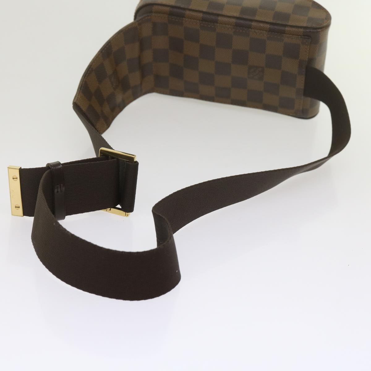 Louis Vuitton Geronimos Brown Canvas Shoulder Bag