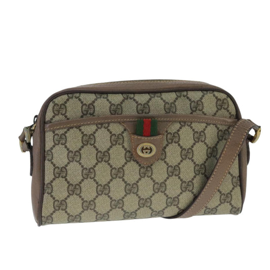 Gucci Gg Supreme Beige Canvas Shoulder Bag ()