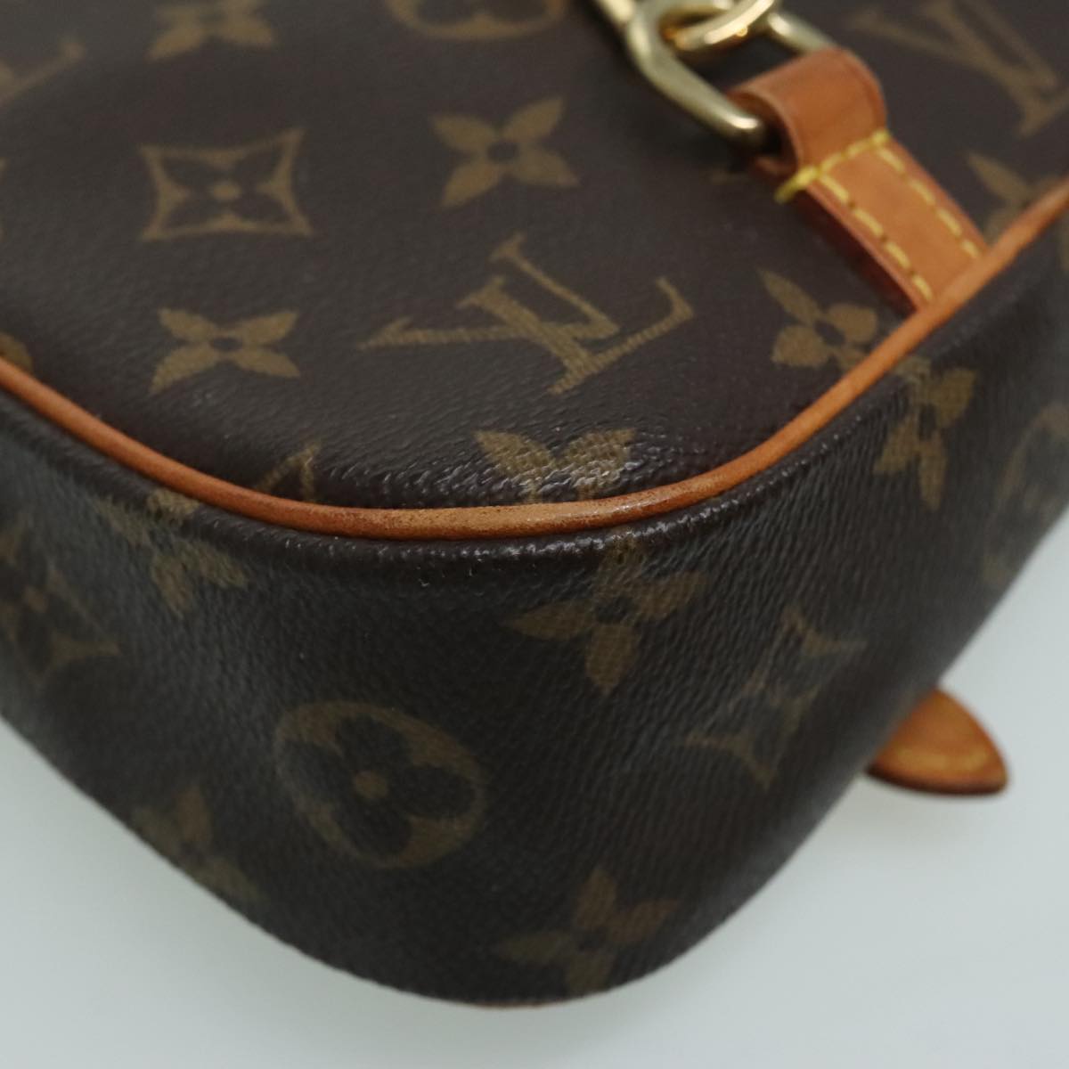 Louis Vuitton Marelle Brown Canvas Backpack Bag