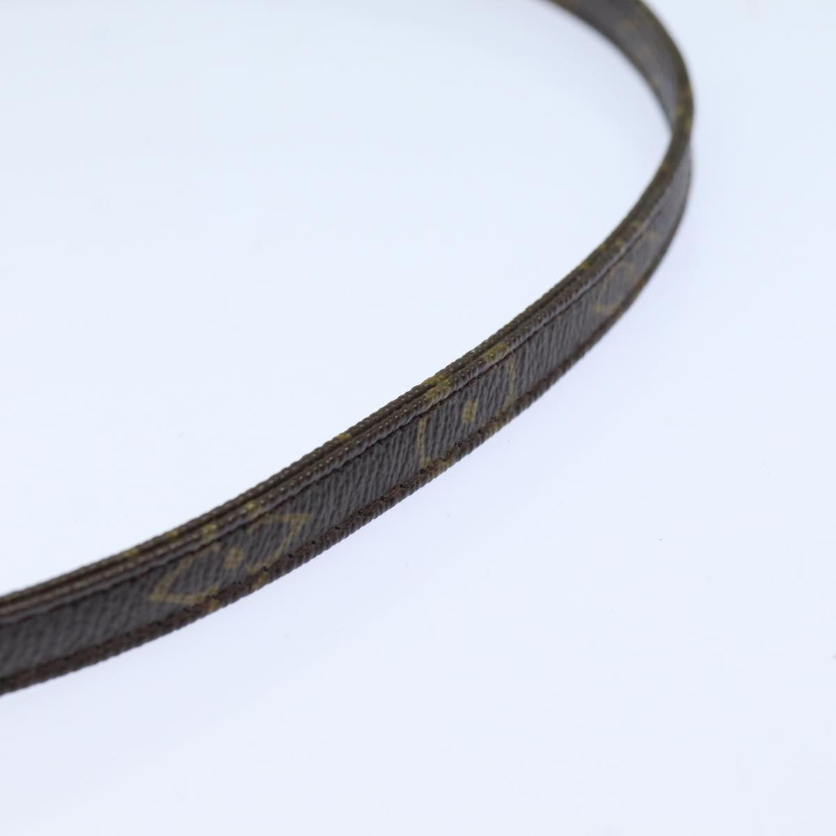 Louis Vuitton Shoulder Strap Brown Canvas Bag Jewelry