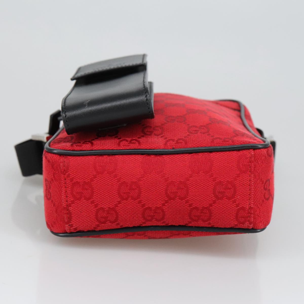 Gucci Red Canvas Shoulder Bag