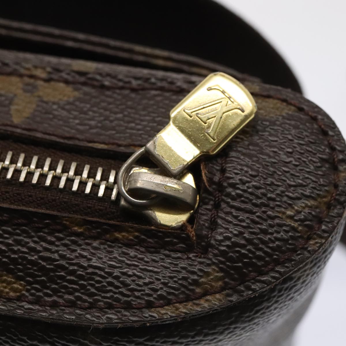 Louis Vuitton Geronimos Brown Canvas Clutch Bag