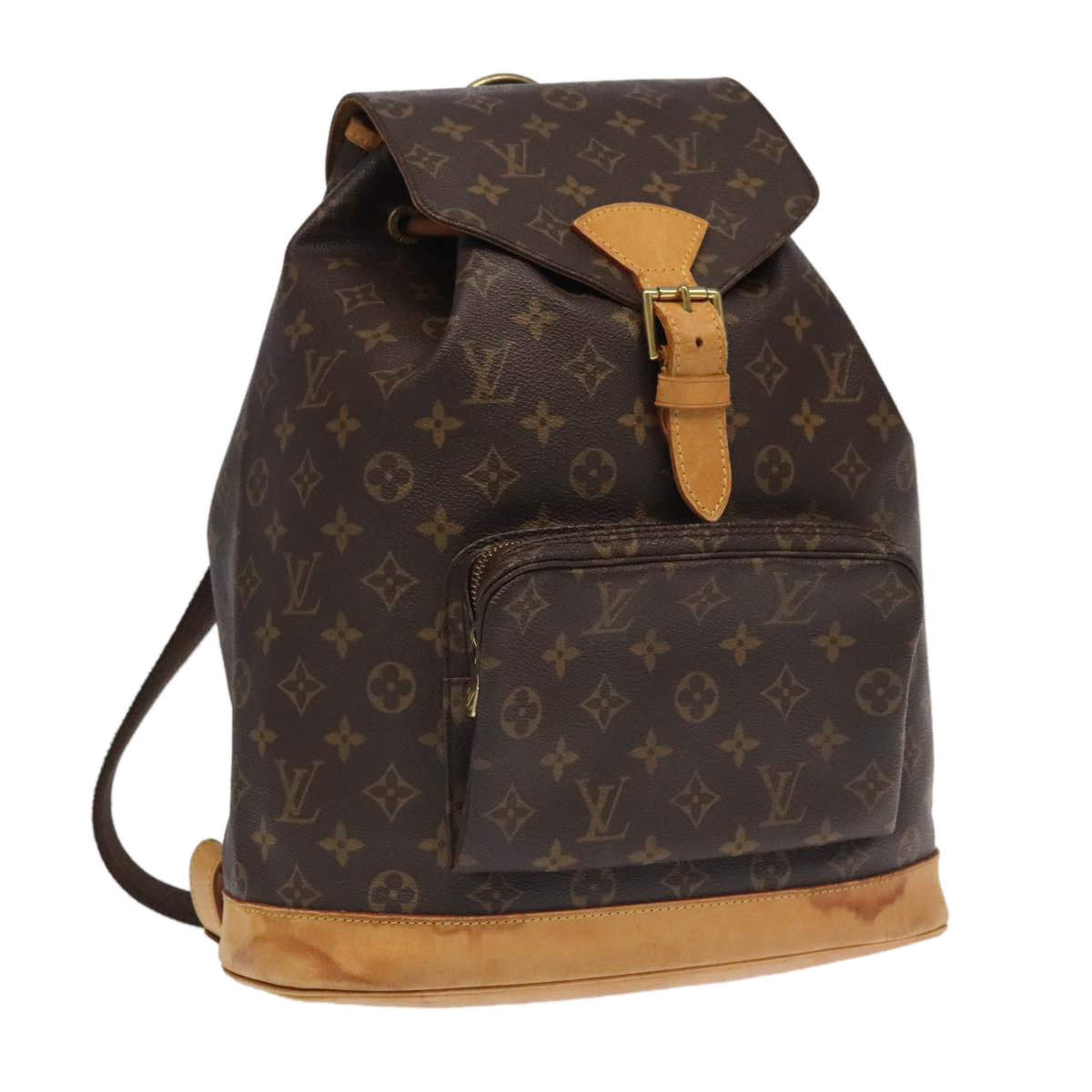 Louis Vuitton Montsouris Brown Canvas Backpack Bag