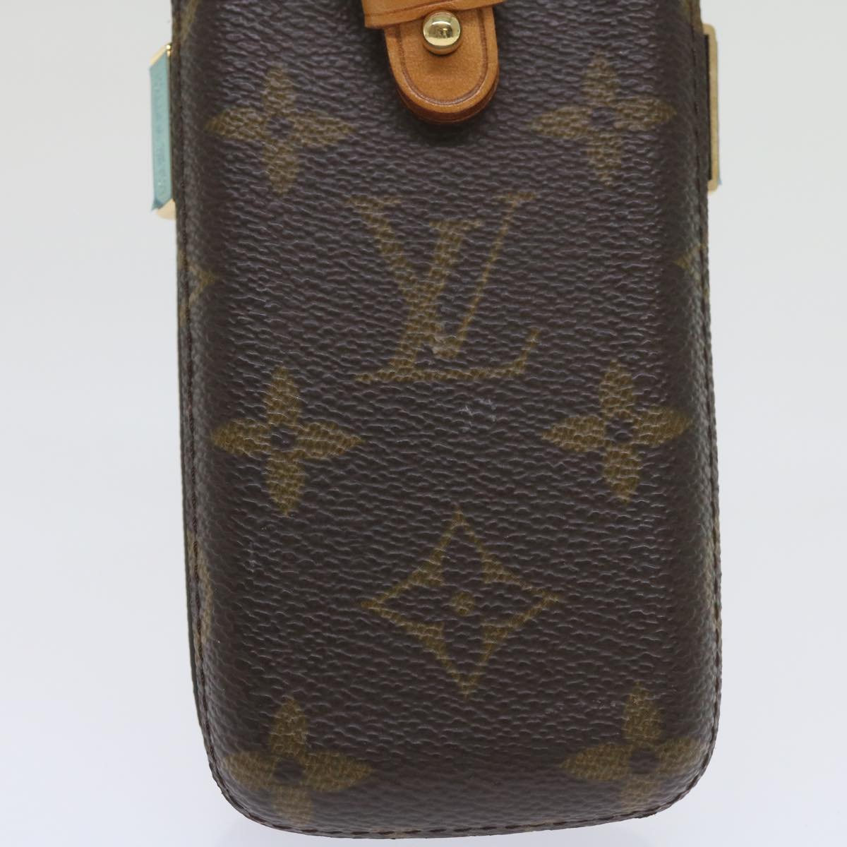 Louis Vuitton Etui Téléphone Brown Canvas Phone Jewelry