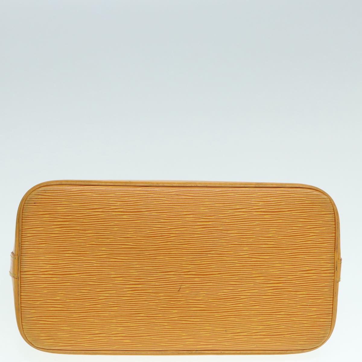 Louis Vuitton Alma Yellow Leather Handbag