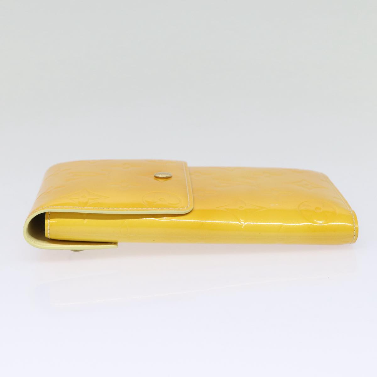 Louis Vuitton Walker Yellow Patent Leather Wallet