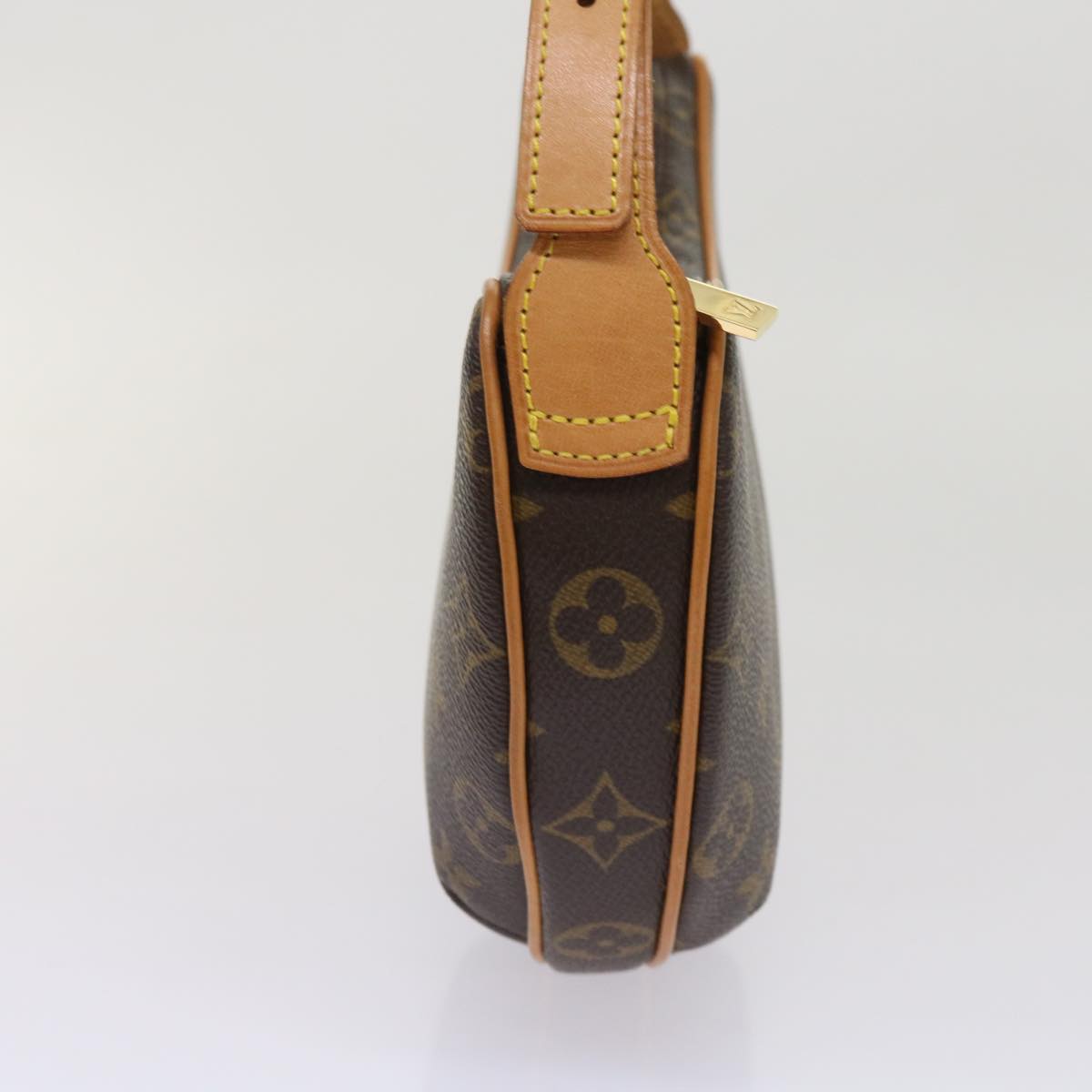 Louis Vuitton Croissant Brown Canvas Shoulder Bag