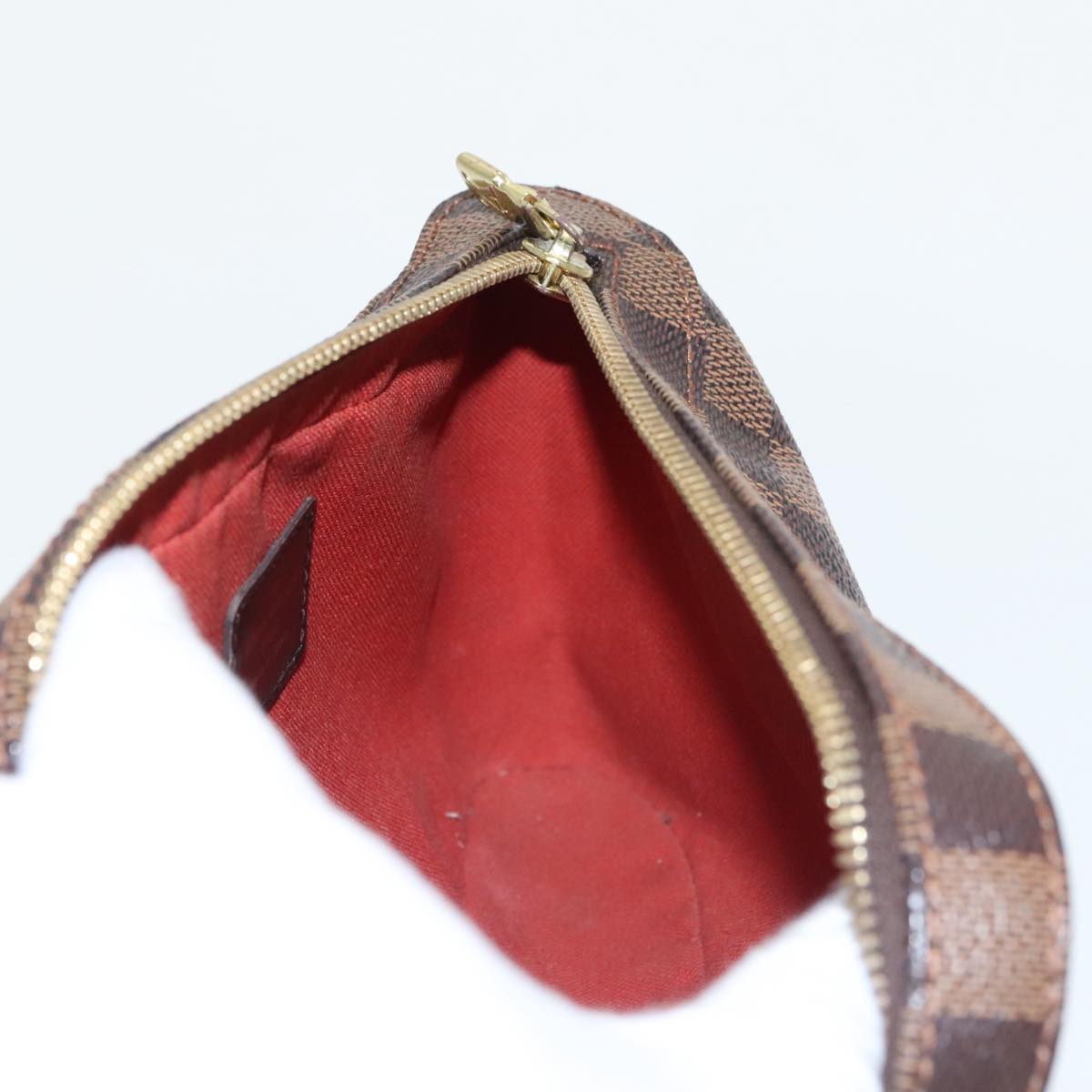Louis Vuitton Geronimos Brown Canvas Shoulder Bag