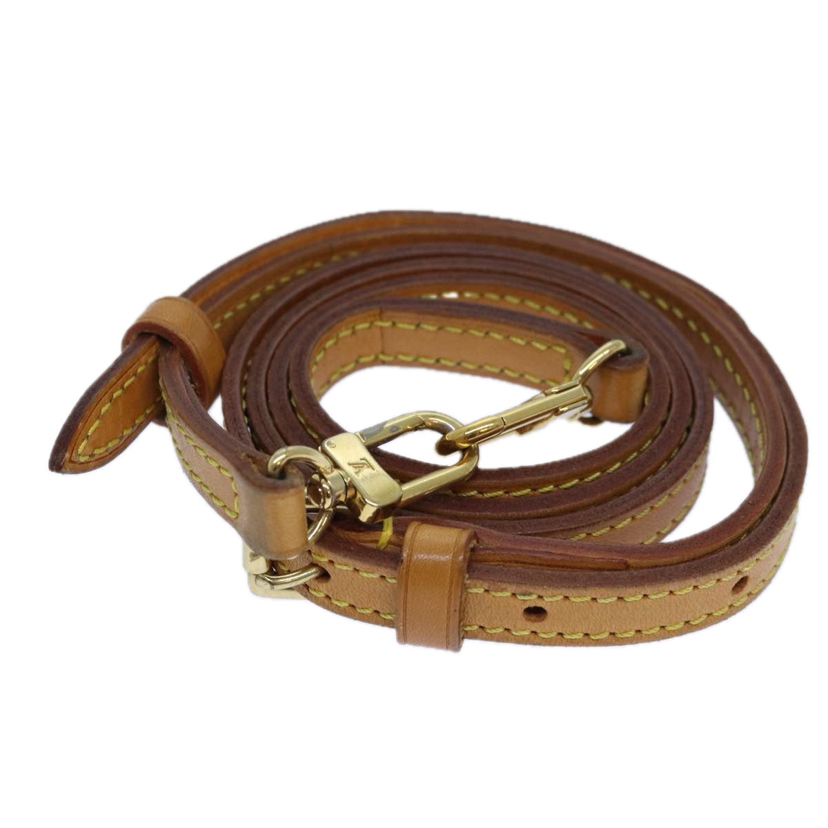 Louis Vuitton Bandoulière De Sac Beige Leather Bag Jewelry ()
