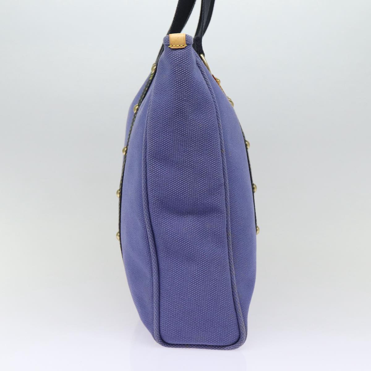 Louis Vuitton Antigua Navy Canvas Tote Bag