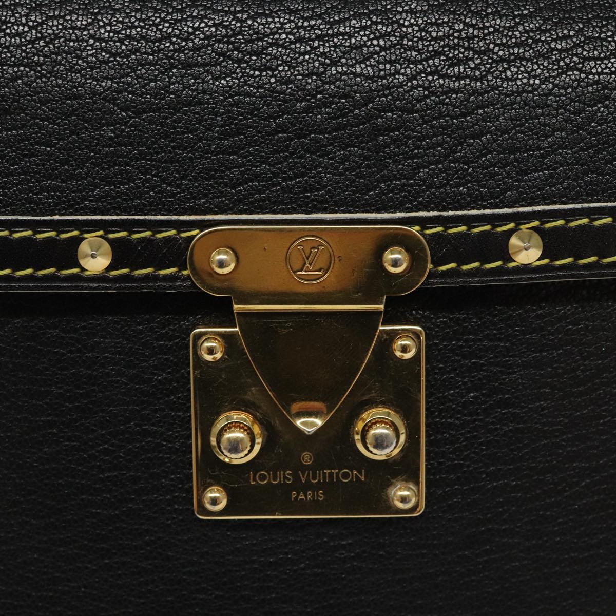 Louis Vuitton Suhali Black Leather Shoulder Bag