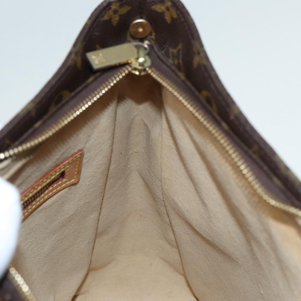 Louis Vuitton Looping Gm Brown Canvas Shoulder Bag