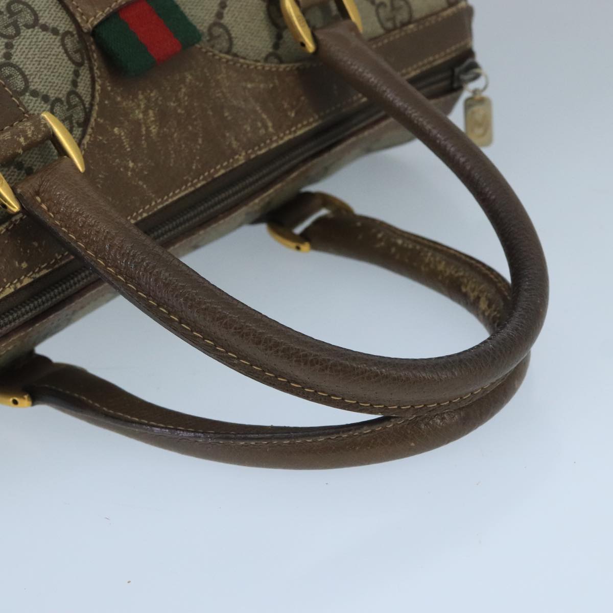 Gucci Gg Supreme Beige Canvas Travel Bag