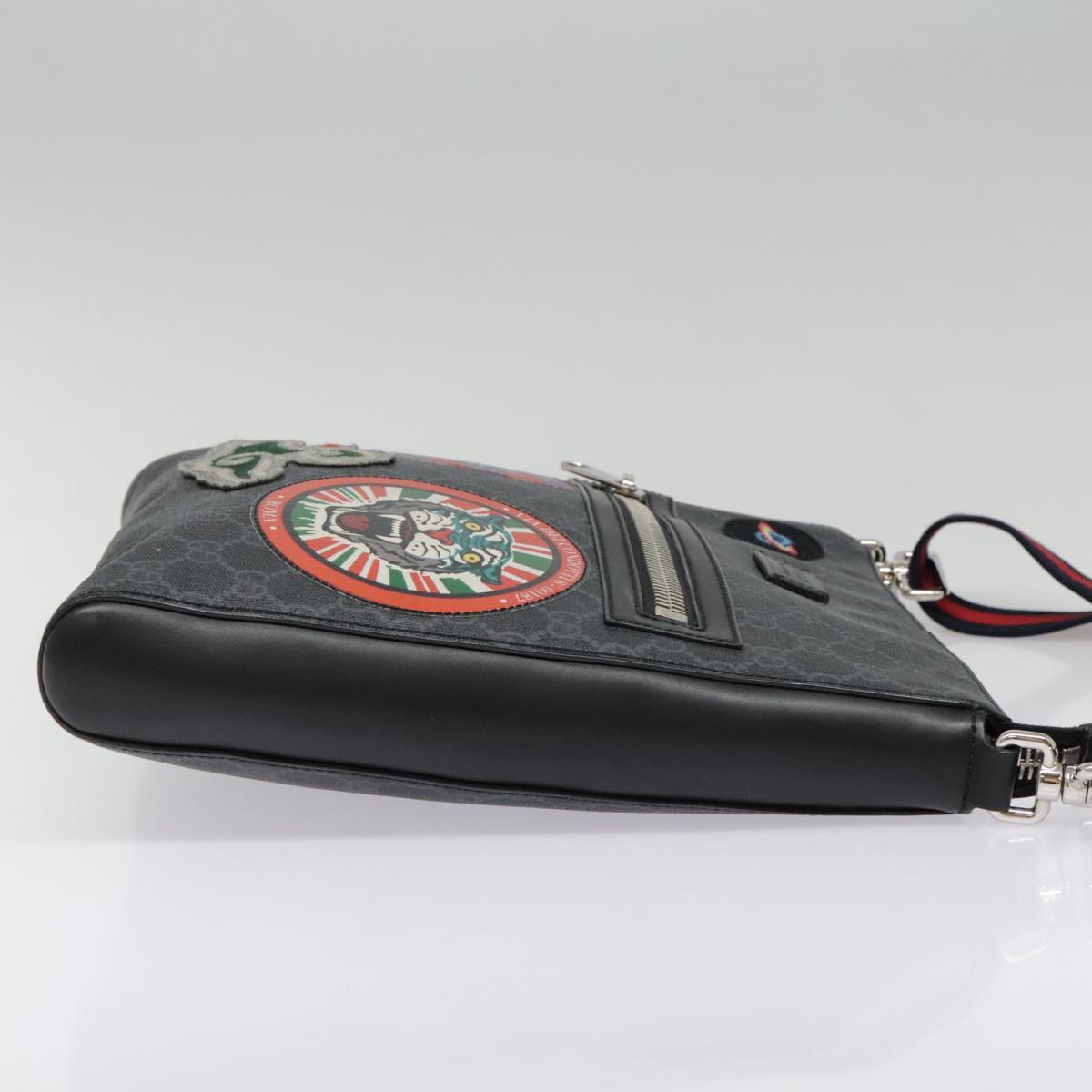 Gucci Jackie Black Canvas Shoulder Bag