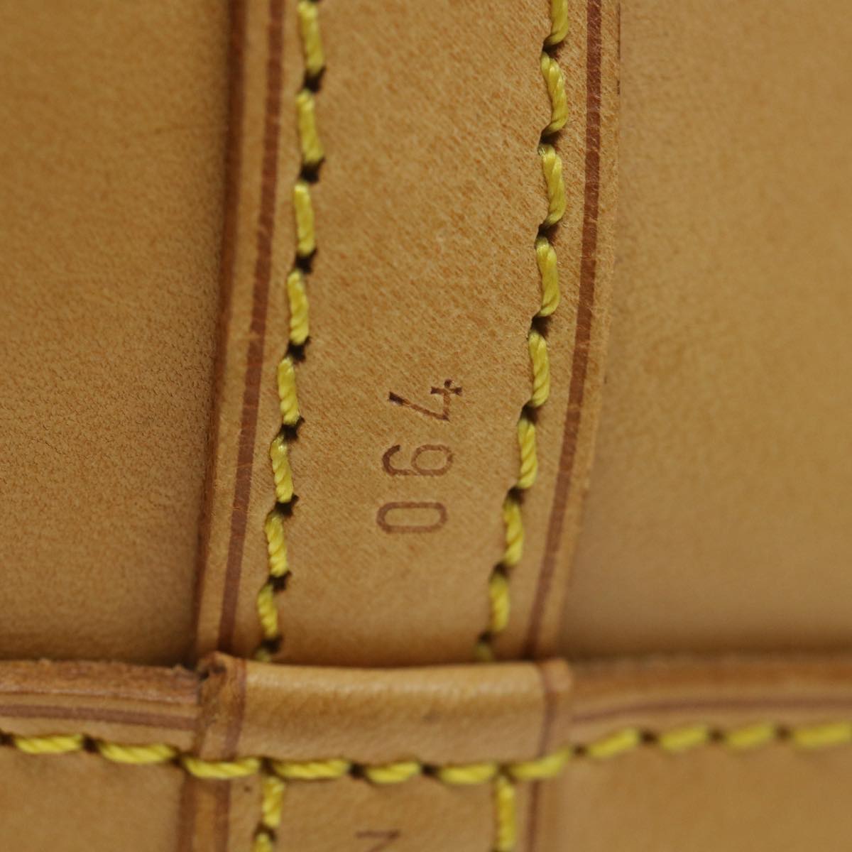 Louis Vuitton Noe Beige Leather Handbag