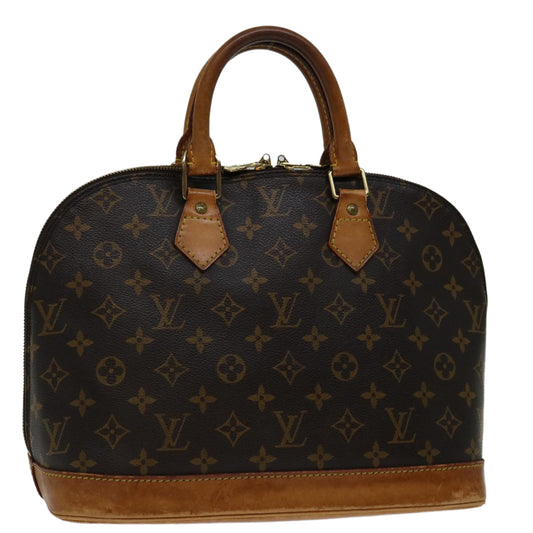 Louis Vuitton Alma Brown Canvas Handbag