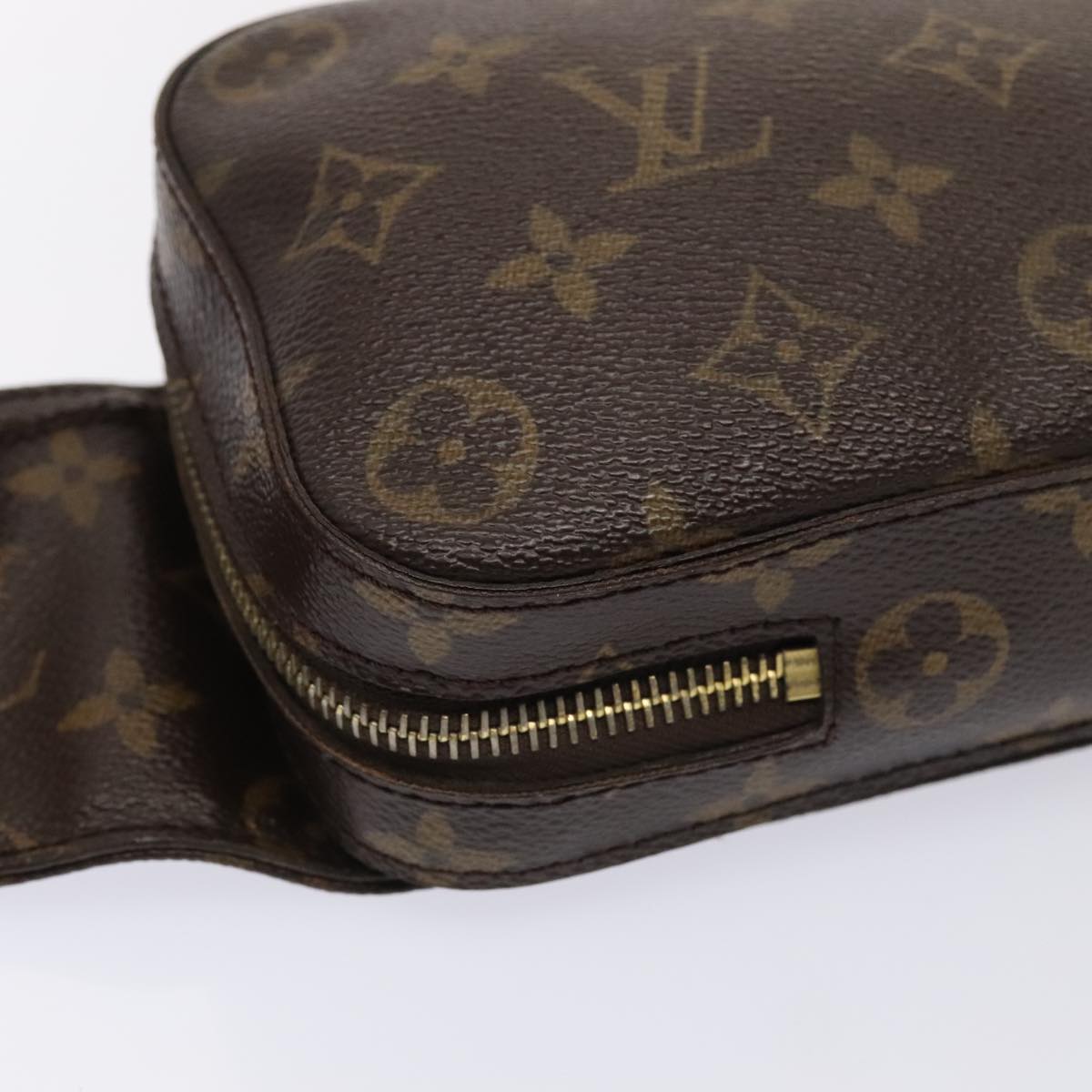 Louis Vuitton Geronimos Brown Canvas Clutch Bag