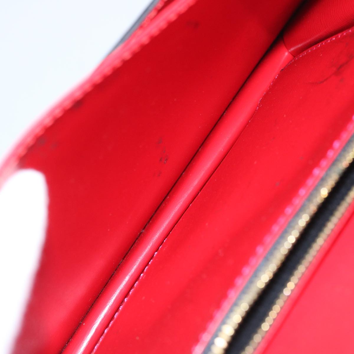 Louis Vuitton Friedland Red Leather Shoulder Bag