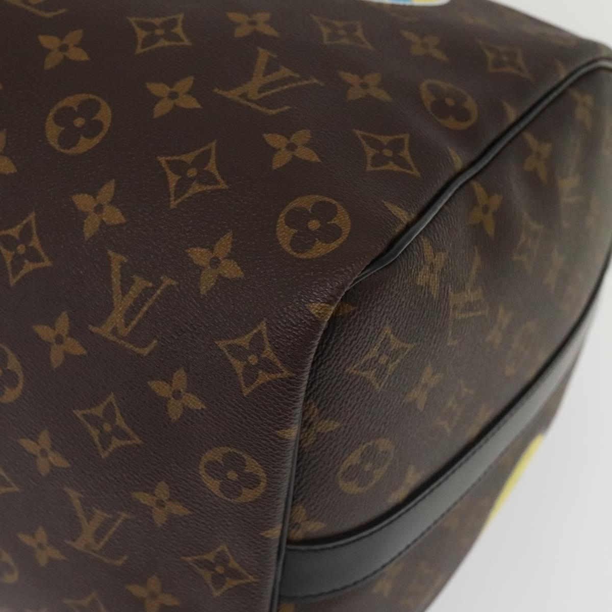 Louis Vuitton Keepall Bandouliere 50 Brown Canvas Shoulder Bag