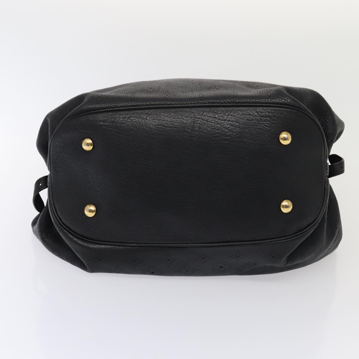 Louis Vuitton Xl Black Leather Handbag