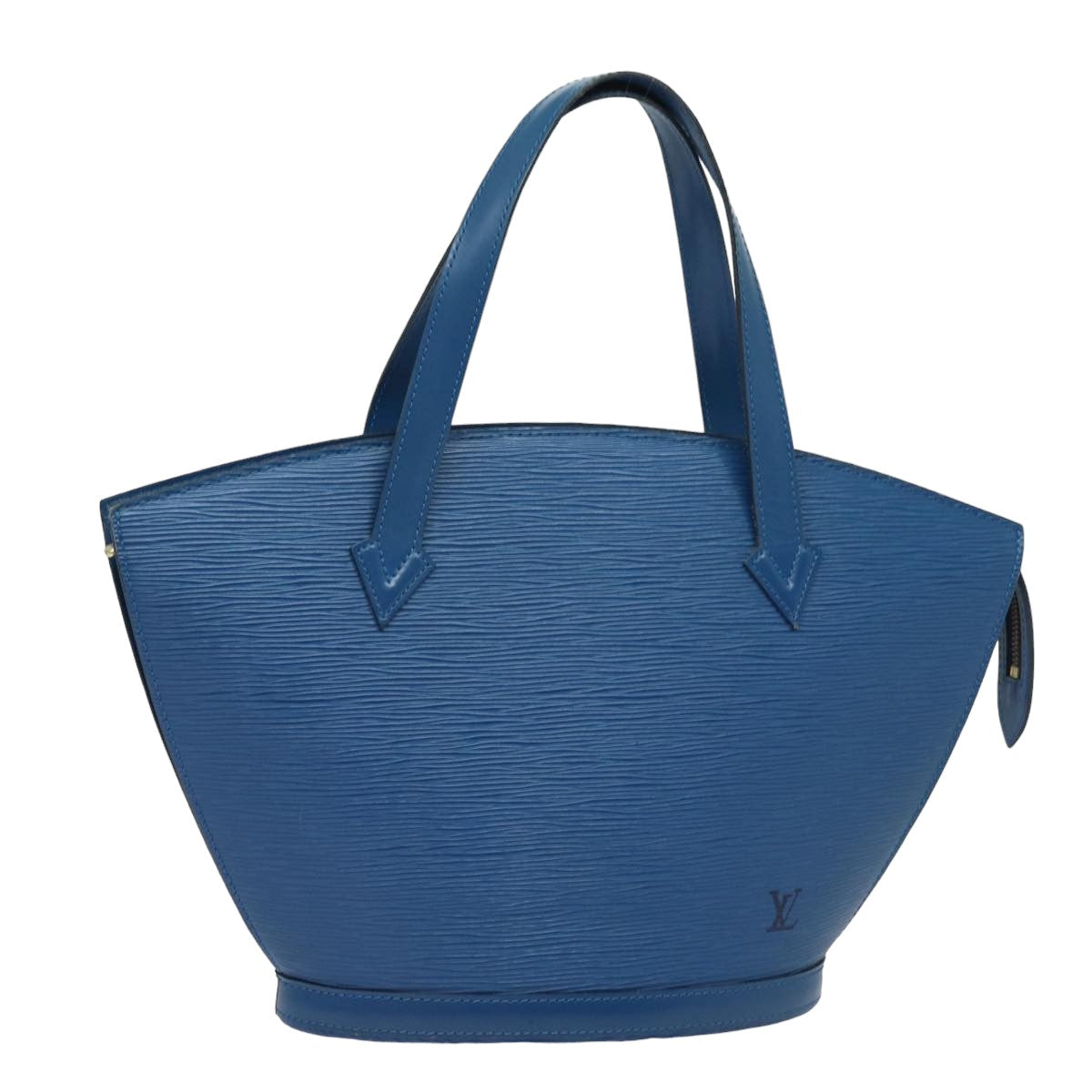 Louis Vuitton Saint Jacques Blue Leather Shoulder Bag