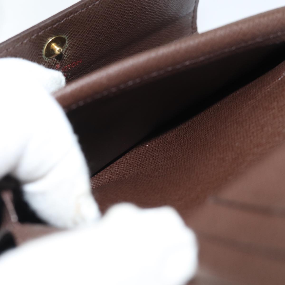 Louis Vuitton Alexandra Brown Canvas Wallet