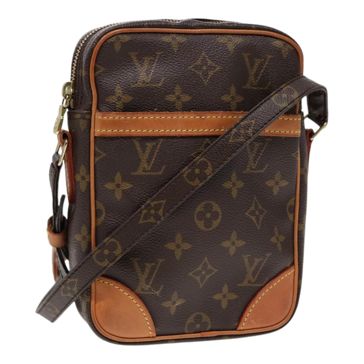 Louis Vuitton Danube Brown Canvas Shoulder Bag ()