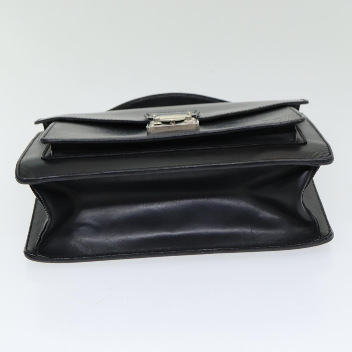 Louis Vuitton Monceau Black Leather Handbag