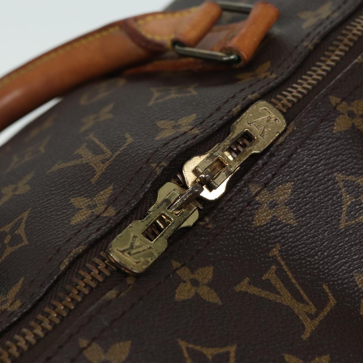 Louis Vuitton Keepall 60 Brown Canvas Travel Bag