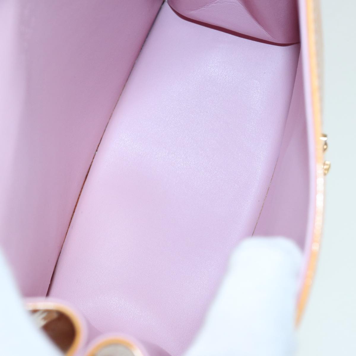 Louis Vuitton Spring Street Camel Patent Leather Handbag
