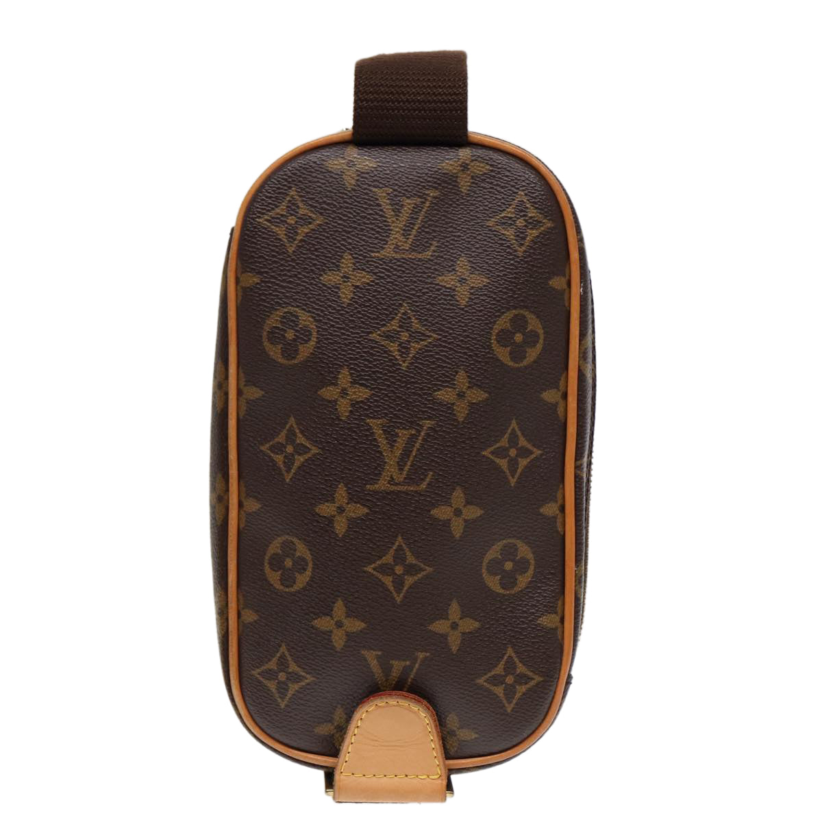 Louis Vuitton Gange Brown Canvas Clutch Bag