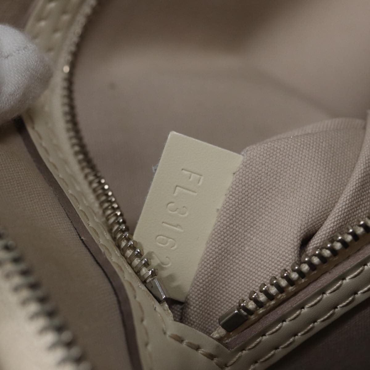Louis Vuitton Blair Ecru Leather Handbag