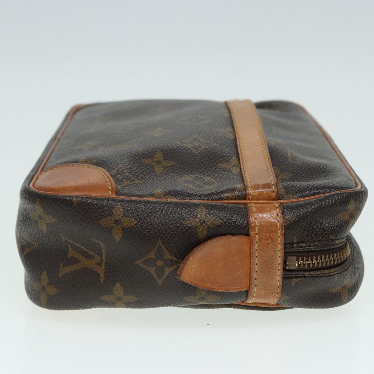 Louis Vuitton Compiegne 28 Brown Canvas Clutch Bag