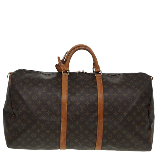 Louis Vuitton Keepall 60 Brown Canvas Travel Bag