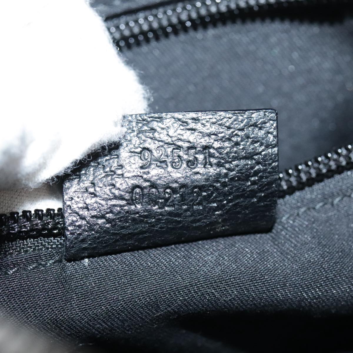 Gucci Black Canvas Shoulder Bag