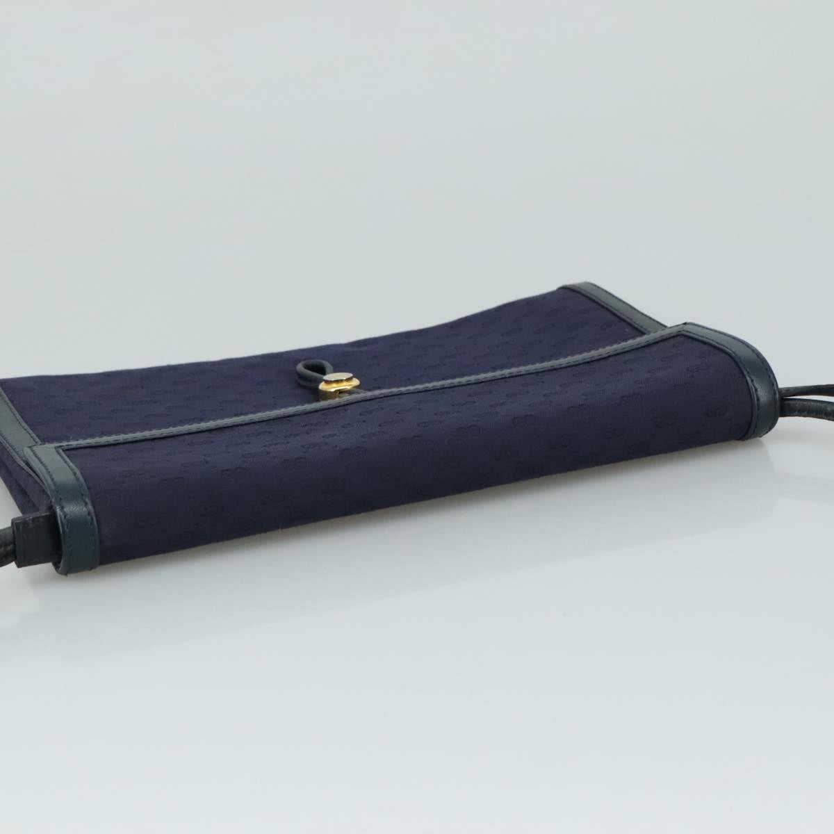 Gucci Gg Canvas Navy Canvas Shoulder Bag