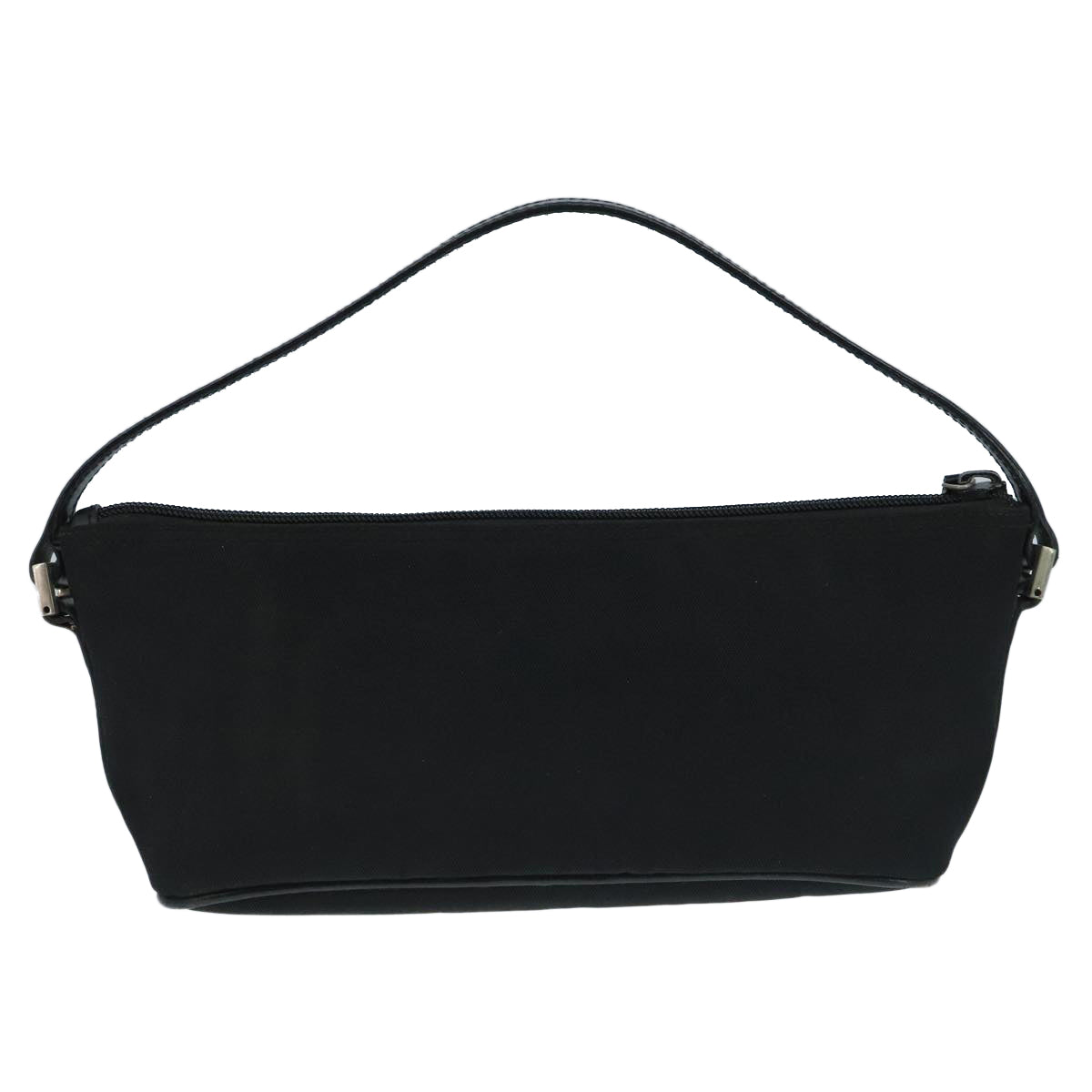 Gucci Baguette Black Canvas Clutch Bag