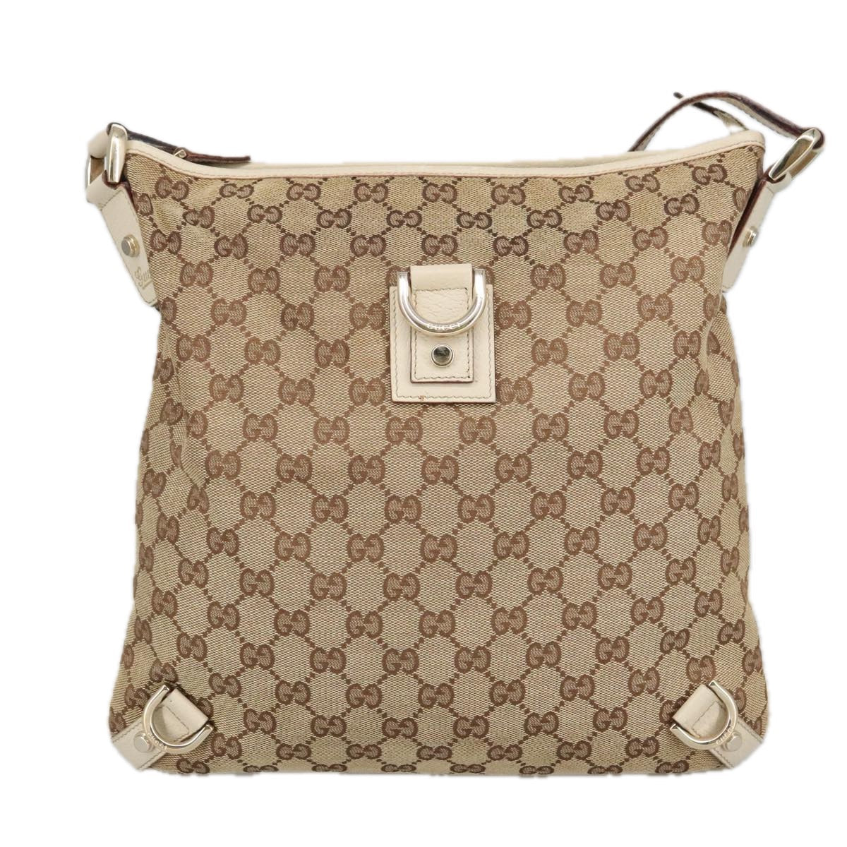 Gucci Beige Canvas Shoulder Bag ()