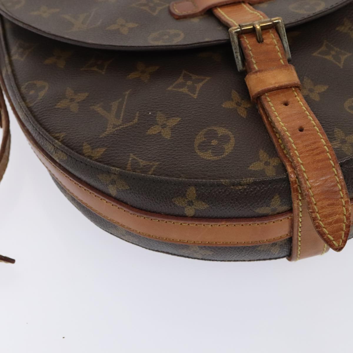 Louis Vuitton Chantilly Brown Canvas Shoulder Bag