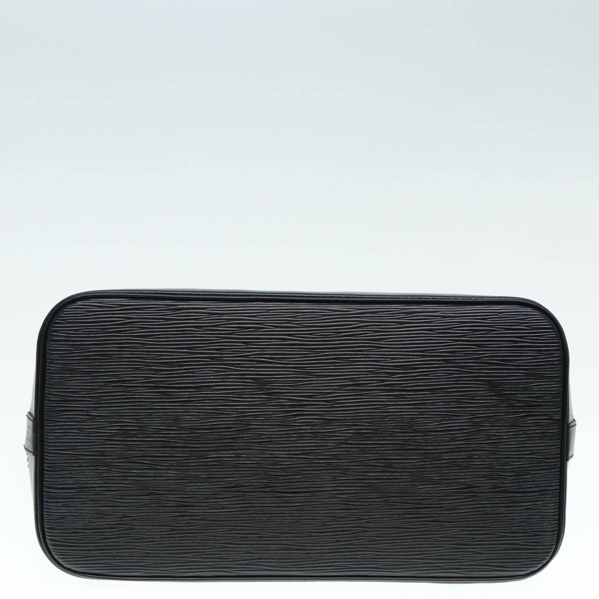 Louis Vuitton Alma Black Leather Handbag