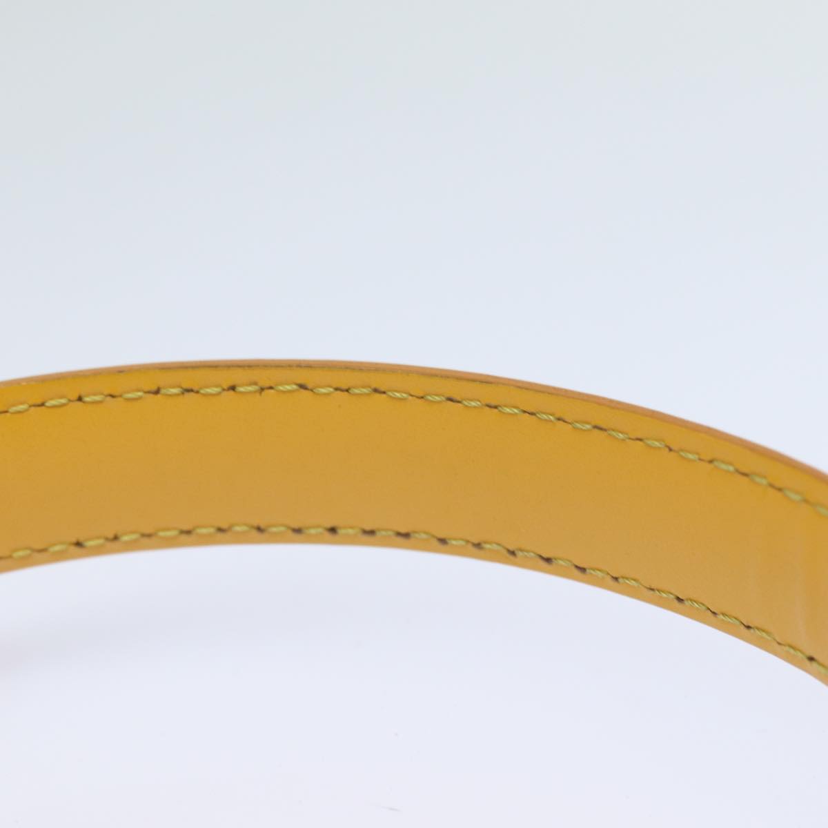 Louis Vuitton Cluny Yellow Leather Shoulder Bag