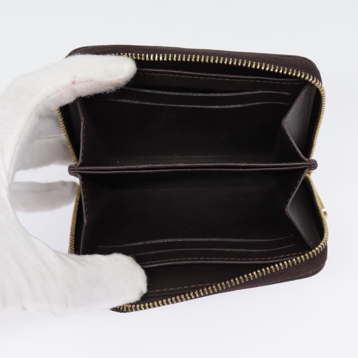 Louis Vuitton Zippy Coin Purse Burgundy Patent Leather Wallet