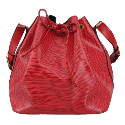 Louis Vuitton Noé Pm Red Leather Shoulder Bag