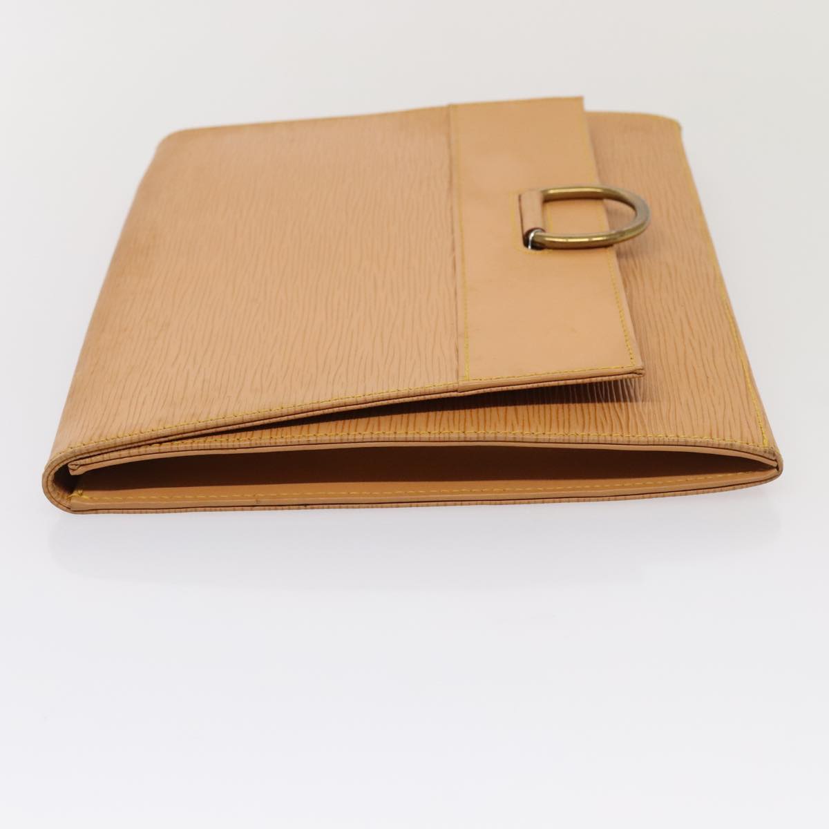 Louis Vuitton Jena Beige Leather Clutch Bag