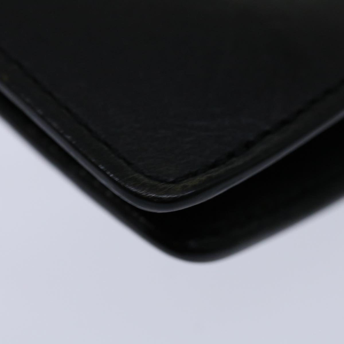 Louis Vuitton Agenda Mm Black Leather Wallet